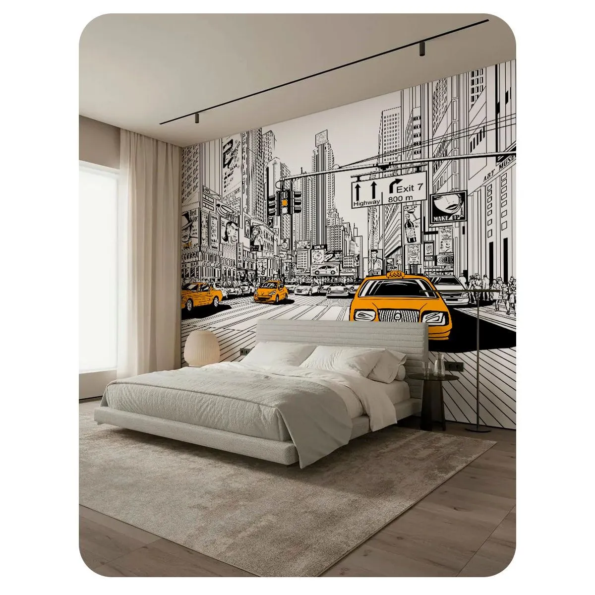 Бесшовное панно Citydecor Города и Архитектура 91 на флизелиновой основе 200x270 см