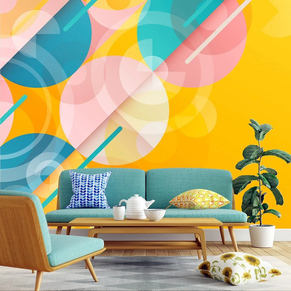 Фотообои рулонные Citydecor Абстракция 386 на флизелиновой основе 300x150 см