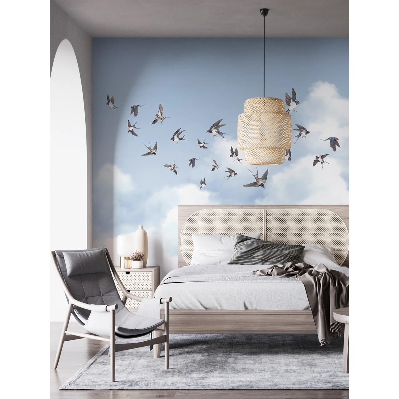 Фотообои рулонные Citydecor Air 11 на флизелиновой основе 300x150 см