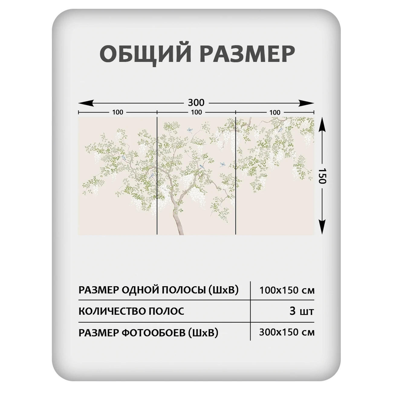 Фотообои рулонные Citydecor Blossom 29 на флизелиновой основе 300x150 см