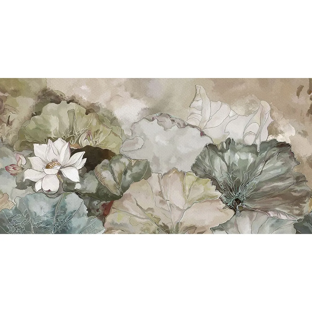 Дизайнерские фотообои рулонные Citydecor Blossom 2 на флизелиновой основе 300x150 см