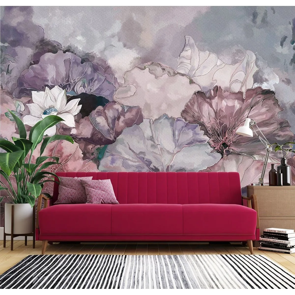 Дизайнерские фотообои рулонные Citydecor Blossom 3 на флизелиновой основе 300x150 см