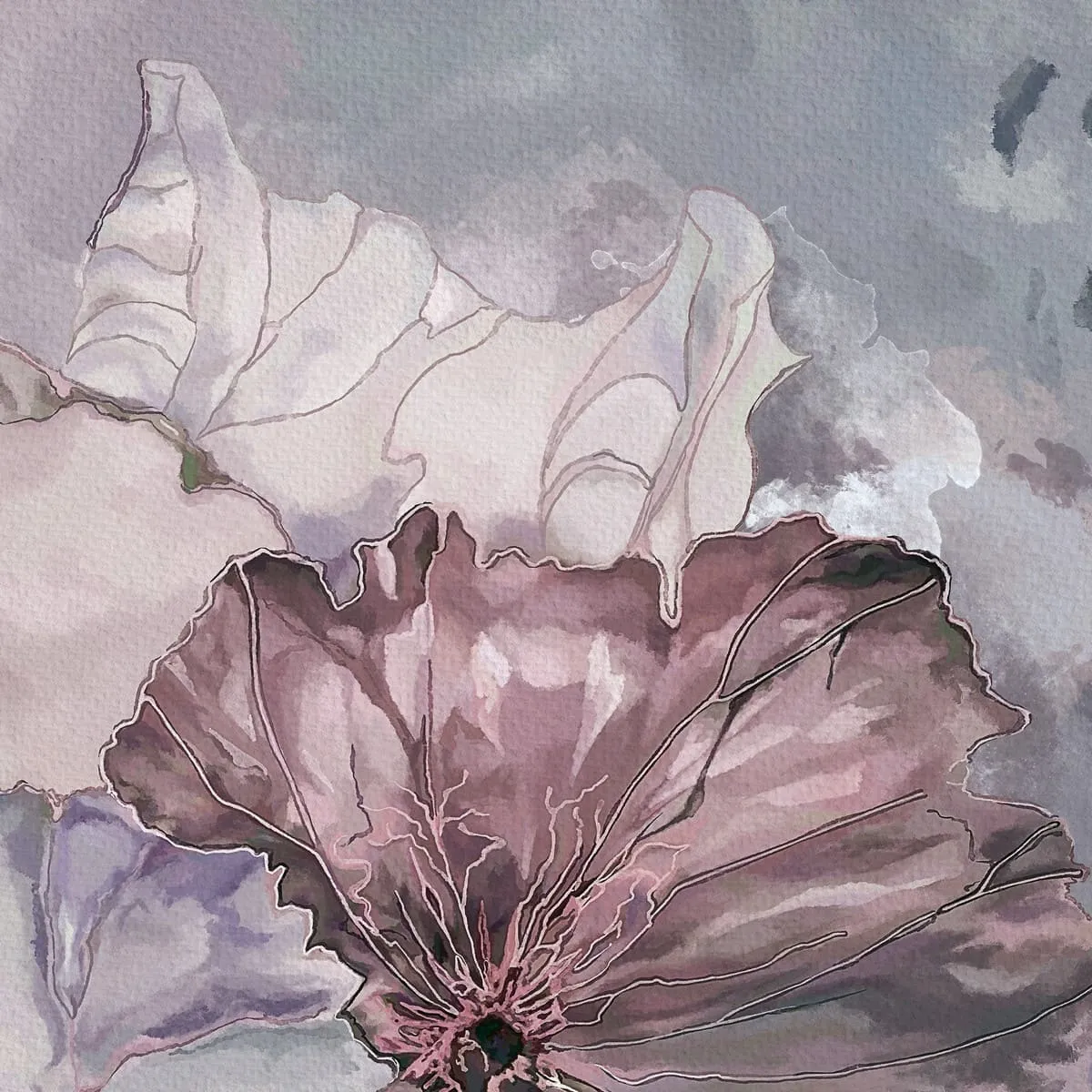 Дизайнерские фотообои рулонные Citydecor Blossom 3 на флизелиновой основе 300x150 см