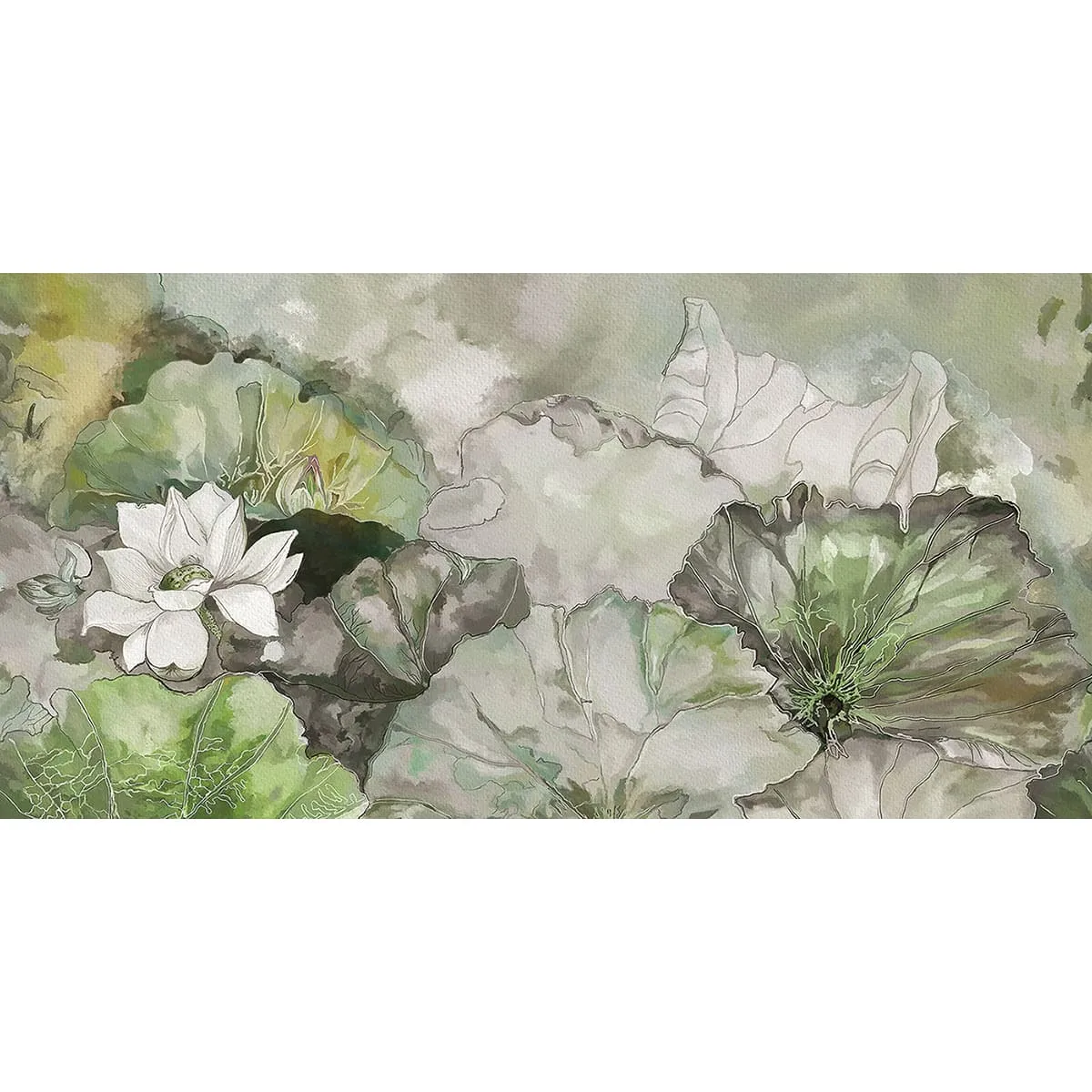 Дизайнерские фотообои рулонные Citydecor Blossom 9 на флизелиновой основе 300x150 см