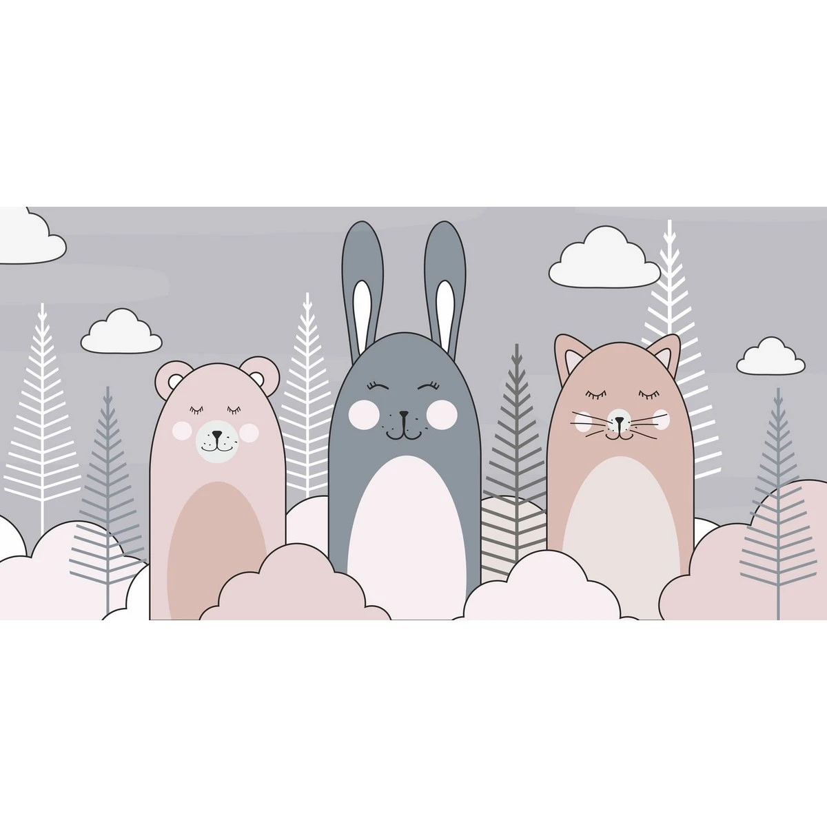 Фотообои рулонные Citydecor Cute&Lovely 10 на флизелиновой основе 300x150 см