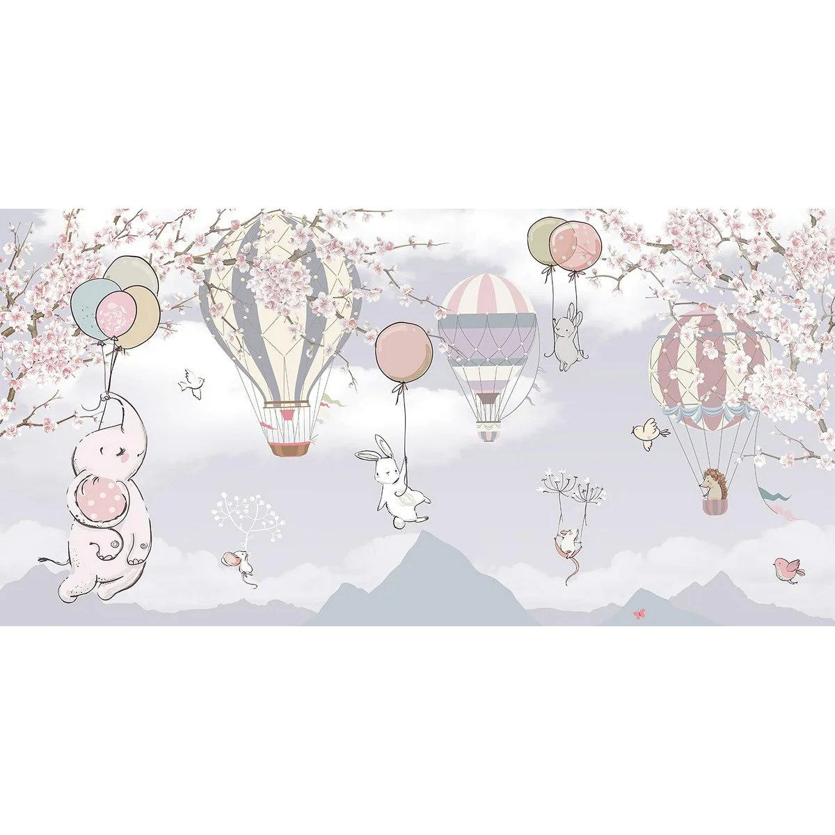Фотообои рулонные Citydecor Cute&Lovely 13 на флизелиновой основе 300x150 см