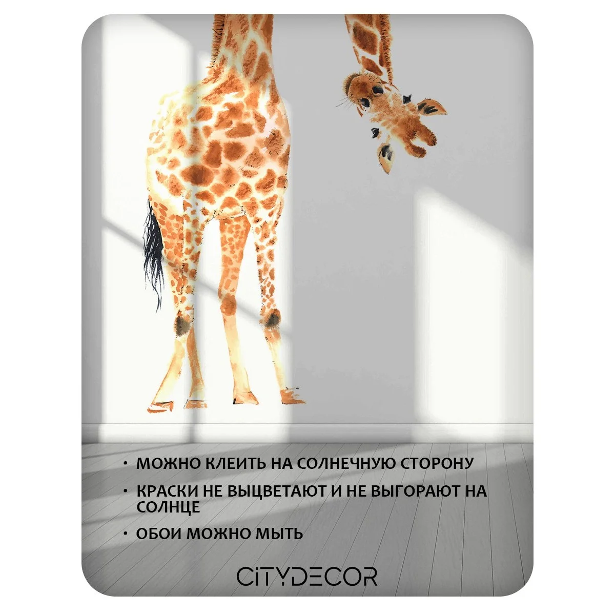 Фотообои рулонные Citydecor Детская 113 на флизелиновой основе 300x150 см