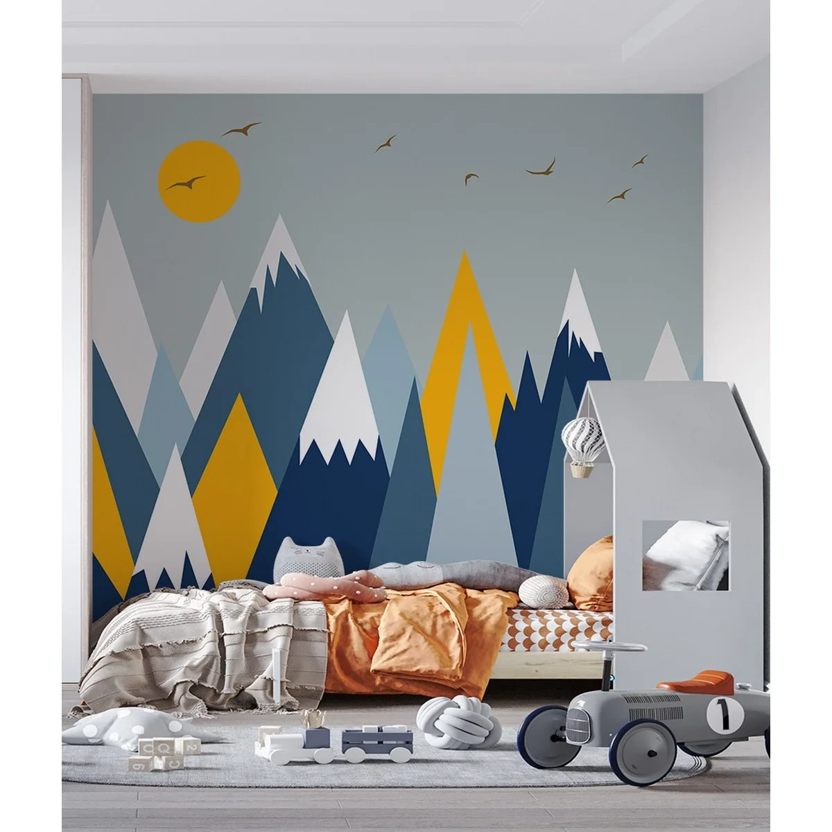 Фотообои рулонные Citydecor Детская 141 на флизелиновой основе 300x150 см