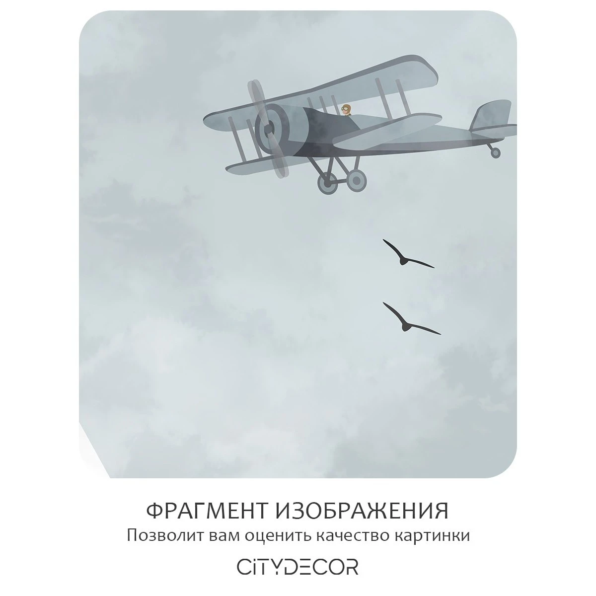 Фотообои рулонные Citydecor Детская 36 на флизелиновой основе 300x150 см