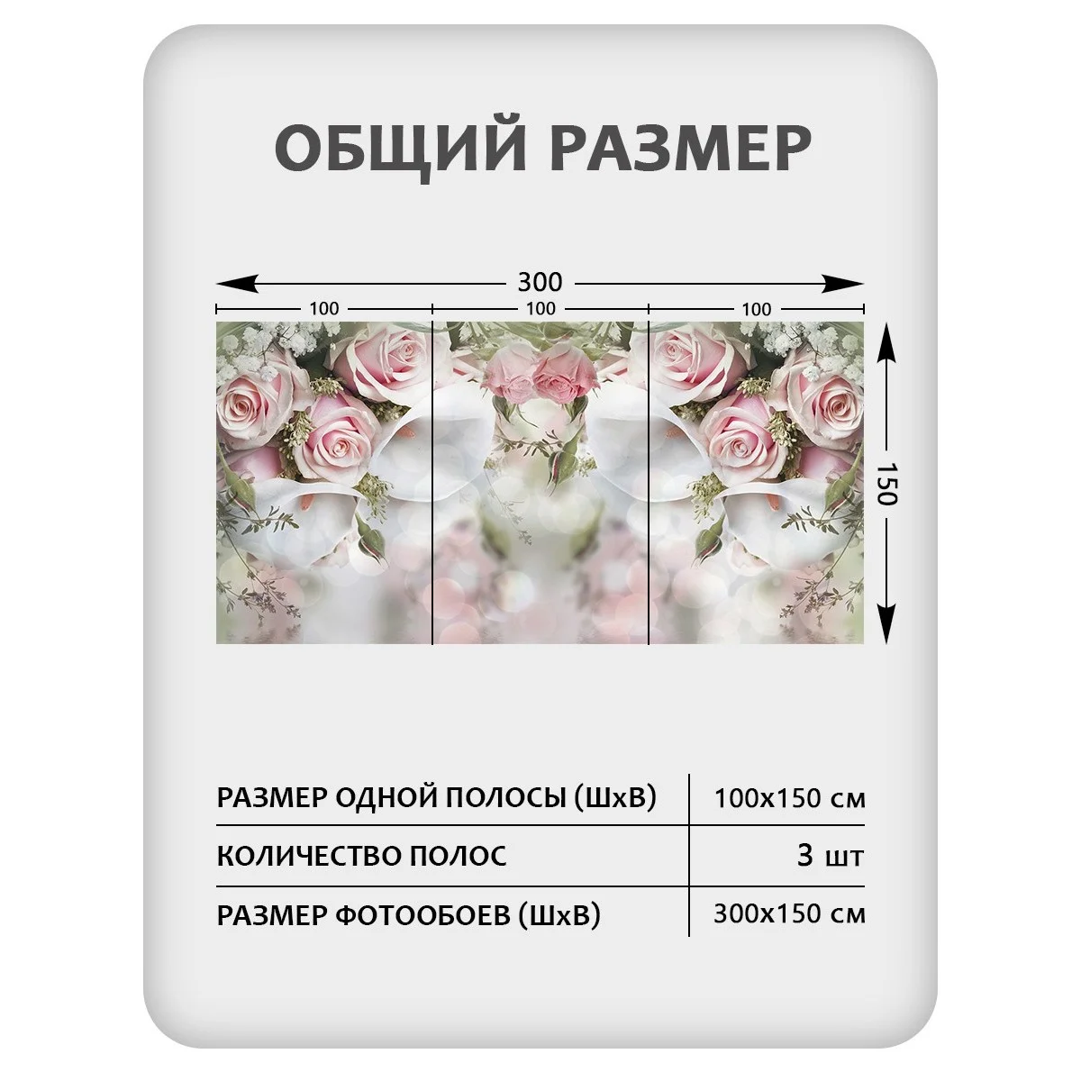 Фотообои рулонные Citydecor Цветы и Растения 48 на флизелиновой основе 300x150 см