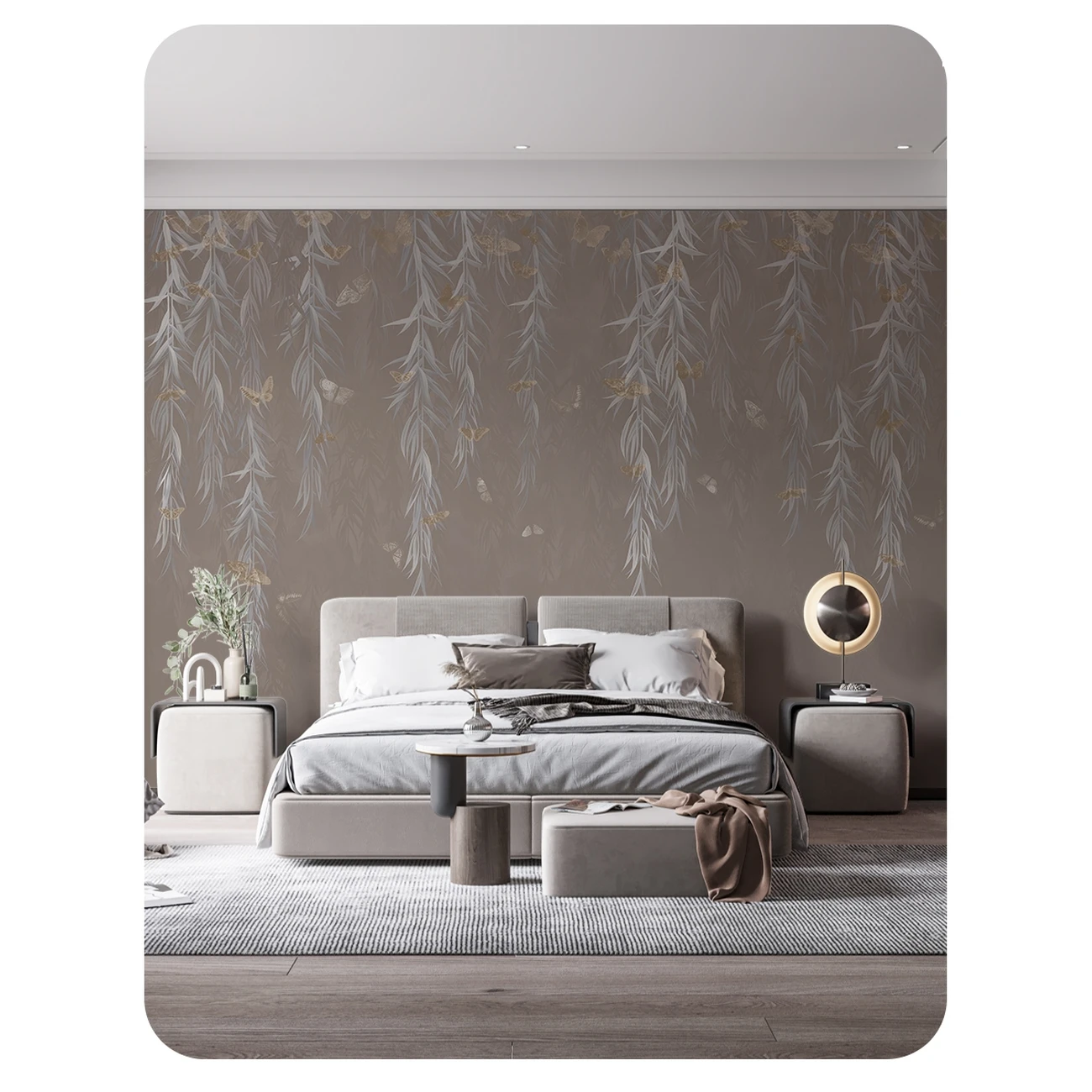 Фотообои рулонные Citydecor Flower town 29 на флизелиновой основе 300x150 см