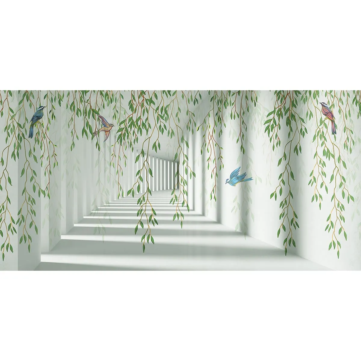 Фотообои рулонные Citydecor Flower Tunnel 3d 3 на флизелиновой основе 300x150 см