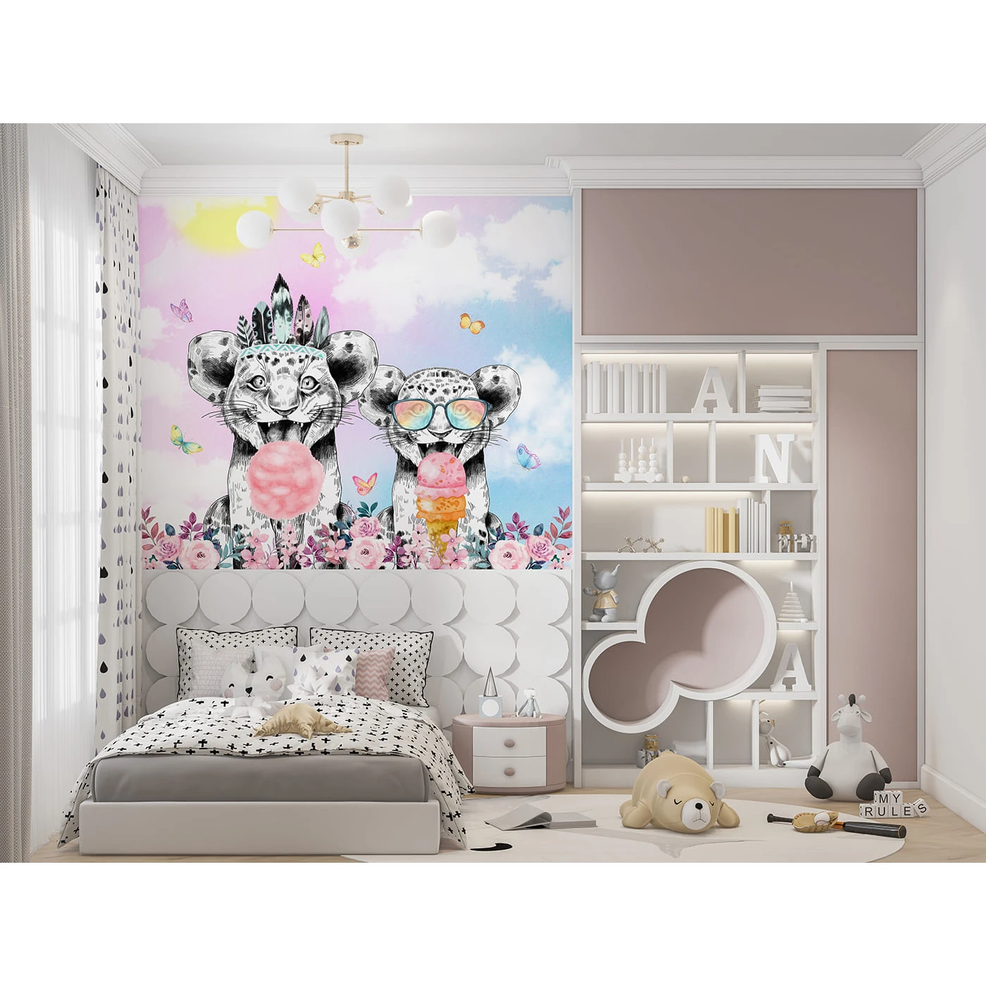 Фотообои рулонные Citydecor Fun 13 на флизелиновой основе 300x150 см