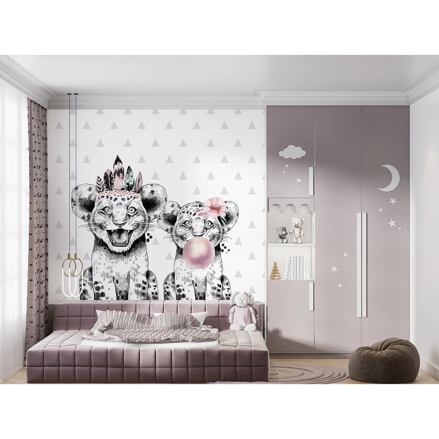 Фотообои рулонные Citydecor Fun 1 на флизелиновой основе 300x150 см