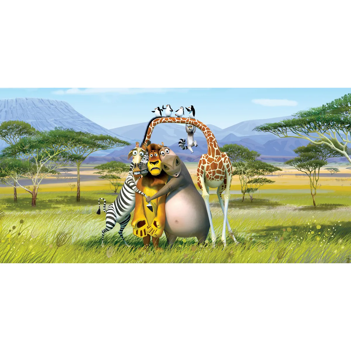 Фотообои рулонные Citydecor Мадагаскар на флизелиновой основе 300x150 см 