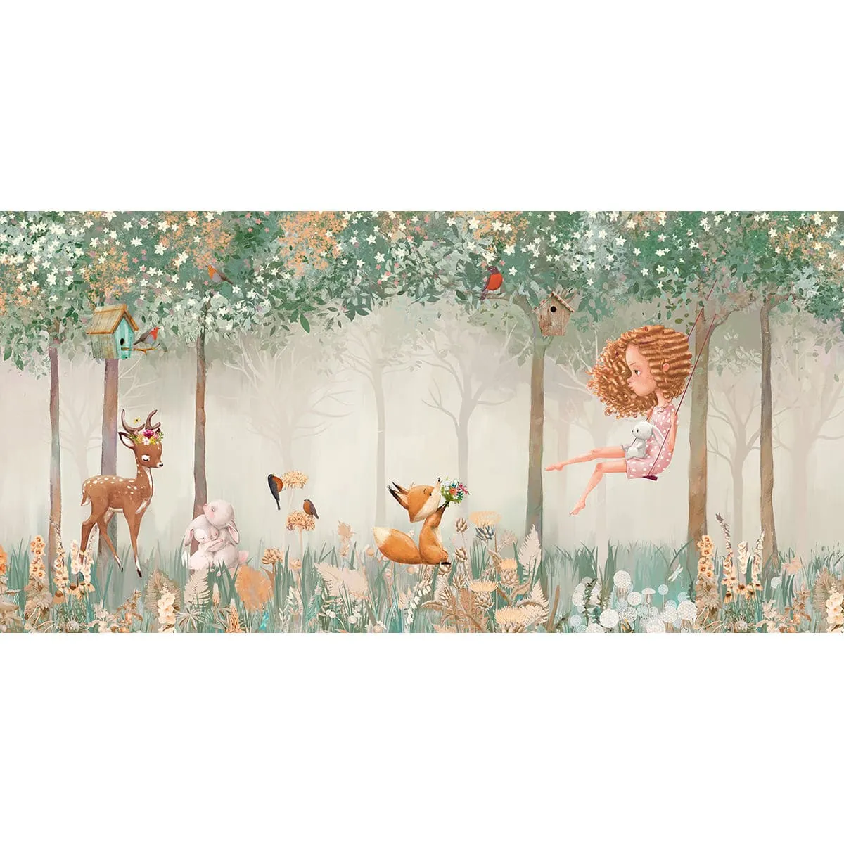 Дизайнерские фотообои рулонные Citydecor Magic Forest 10 на флизелиновой основе 300x150 см