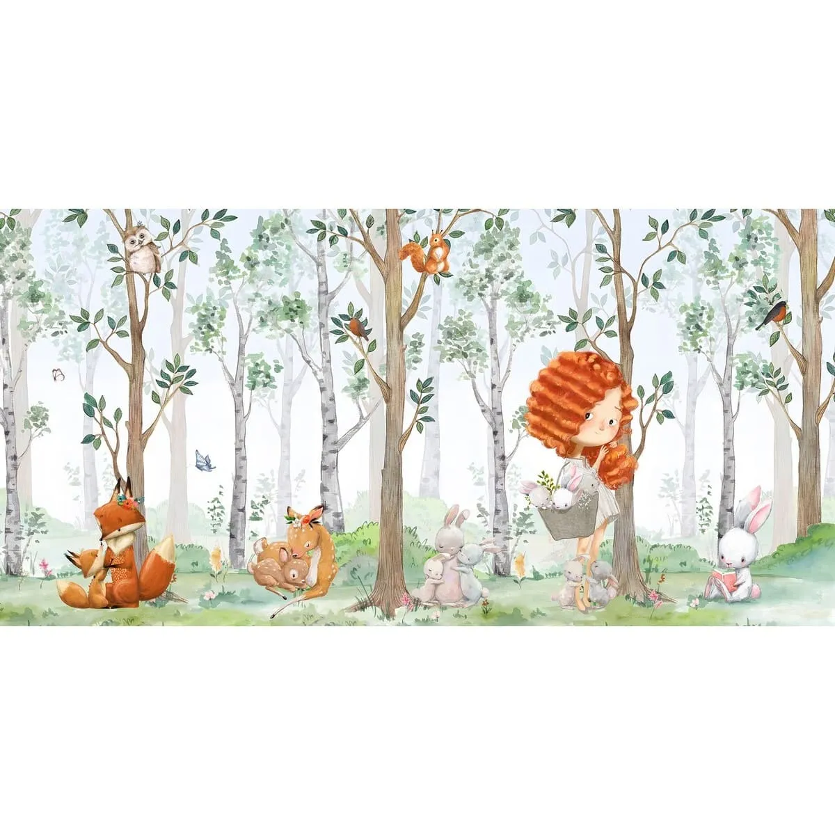 Фотообои рулонные Citydecor Magic Forest 25 на флизелиновой основе 300x150 см