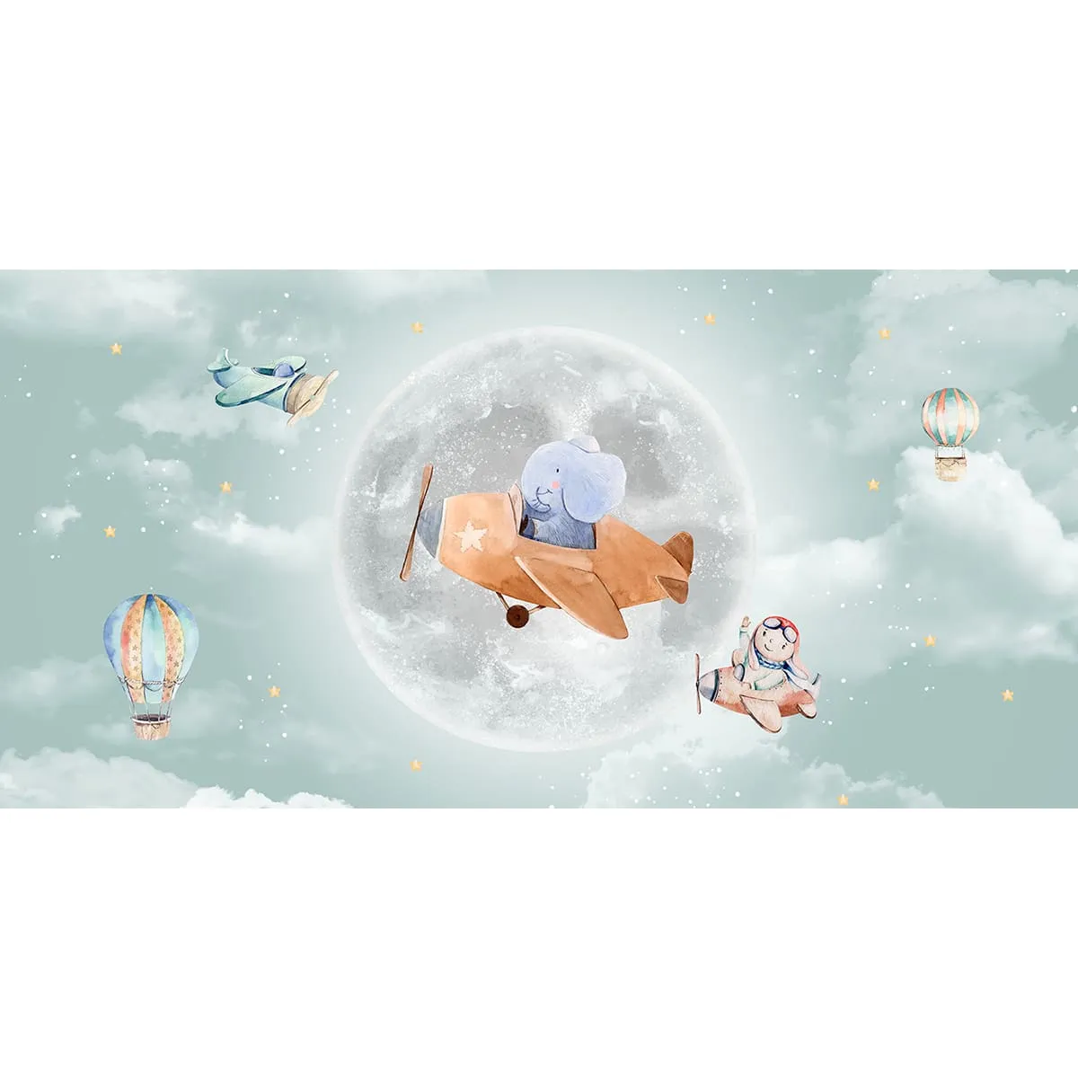 Дизайнерские фотообои рулонные Citydecor Мечтатели 1 на флизелиновой основе 300x150 см