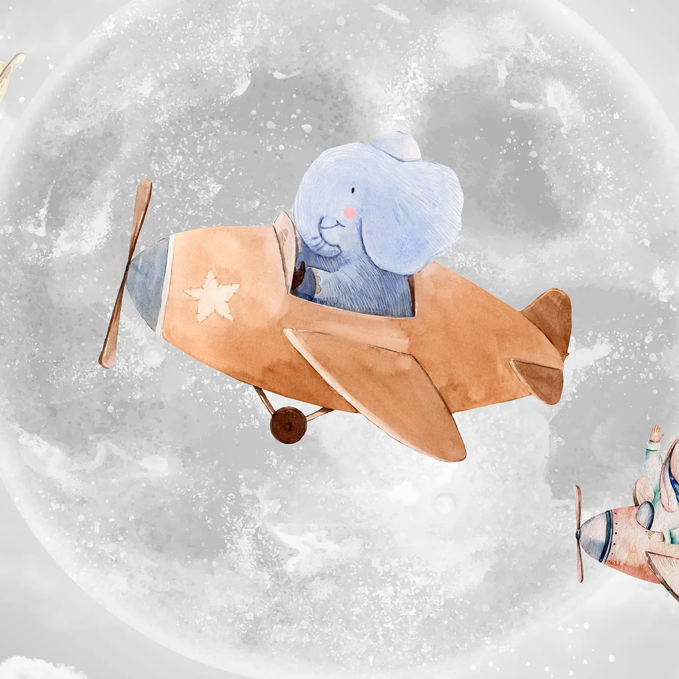 Дизайнерские фотообои рулонные Citydecor Мечтатели 5 на флизелиновой основе 300x150 см