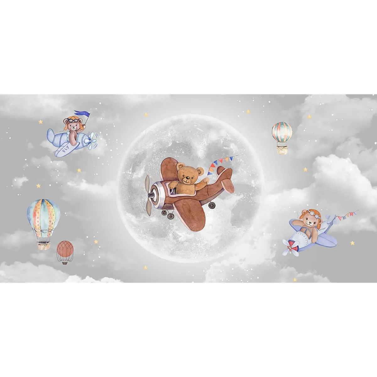 Дизайнерские фотообои рулонные Citydecor Мечтатели 9 на флизелиновой основе 300x150 см