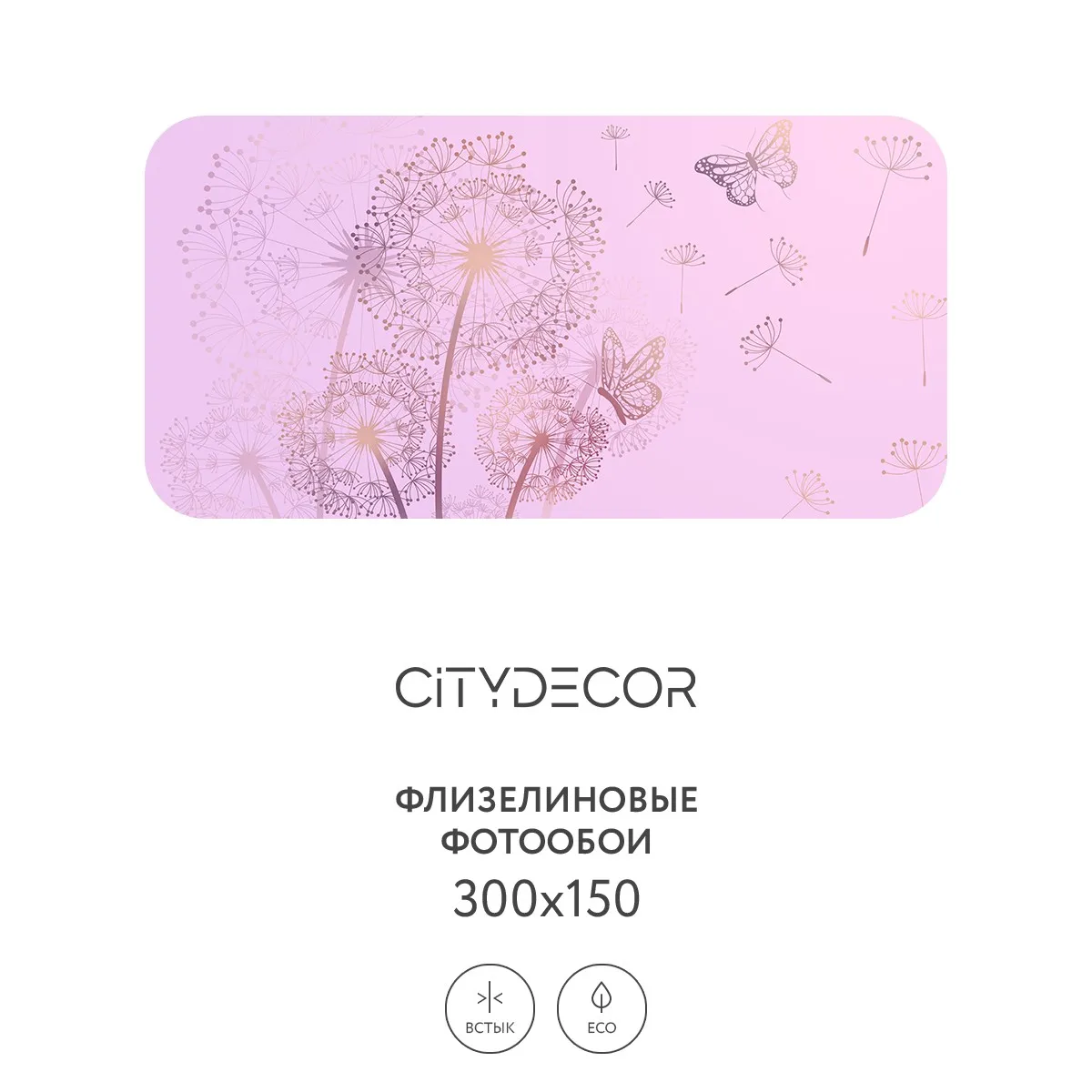 Фотообои рулонные Citydecor Невесомость 11 на флизелиновой основе 300x150 см
