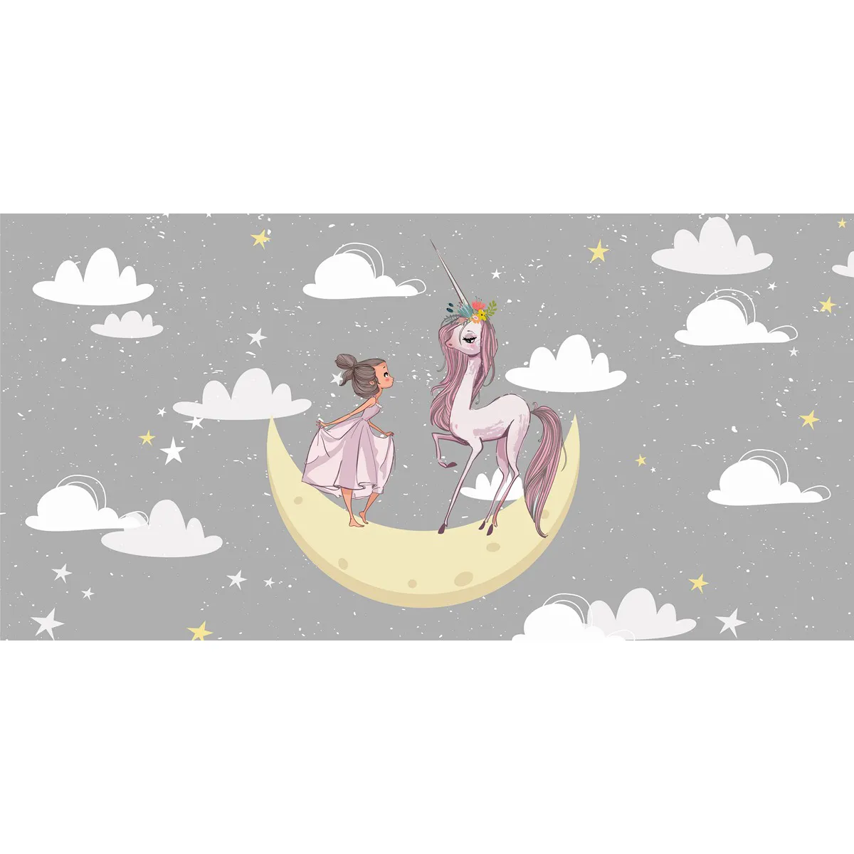 Дизайнерские фотообои рулонные Citydecor Princess 1 на флизелиновой основе 300x150 см 