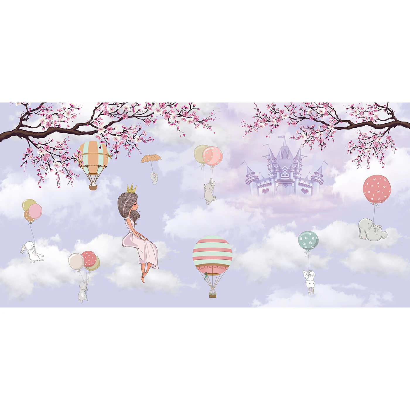 Фотообои рулонные Citydecor Princess 27 на флизелиновой основе 300x150 см
