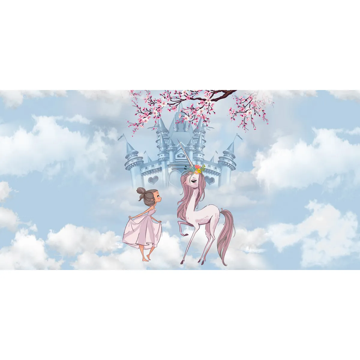 Дизайнерские фотообои рулонные Citydecor Princess 7 на флизелиновой основе 300x150 см 