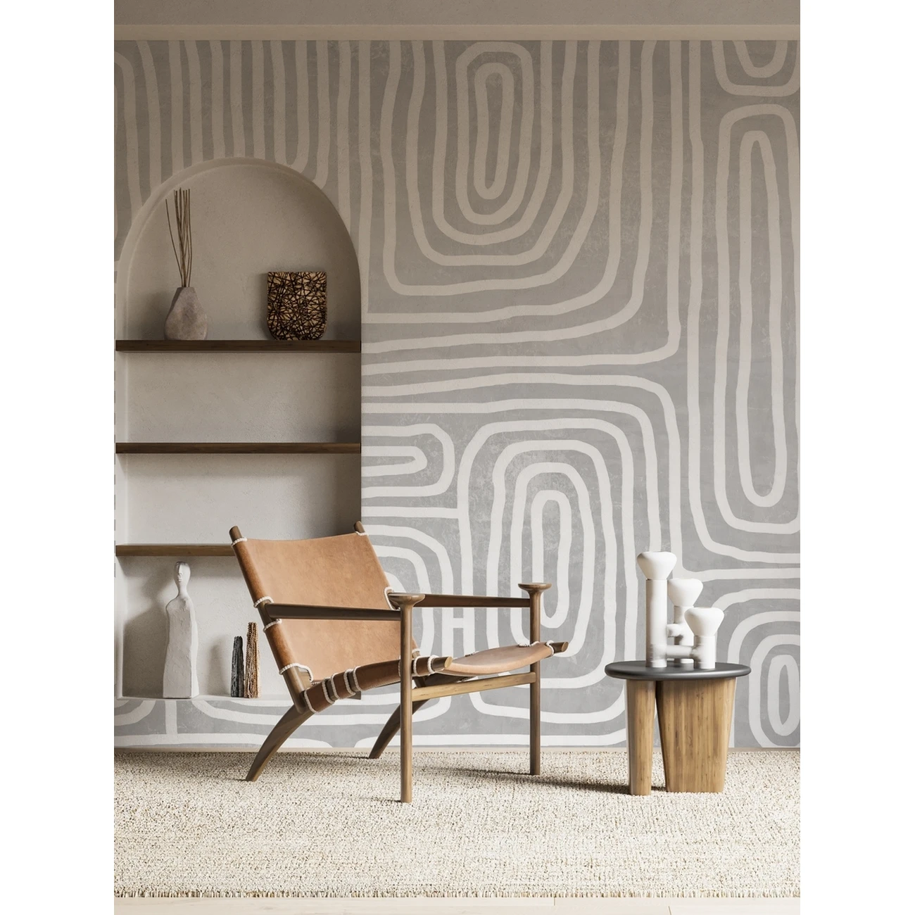 Фотообои рулонные Citydecor Scandi 1 на флизелиновой основе 300x150 см