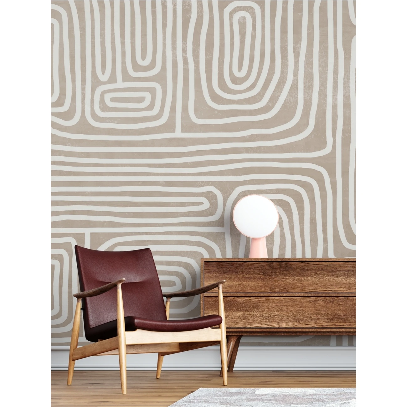 Фотообои рулонные Citydecor Scandi 4 на флизелиновой основе 300x150 см