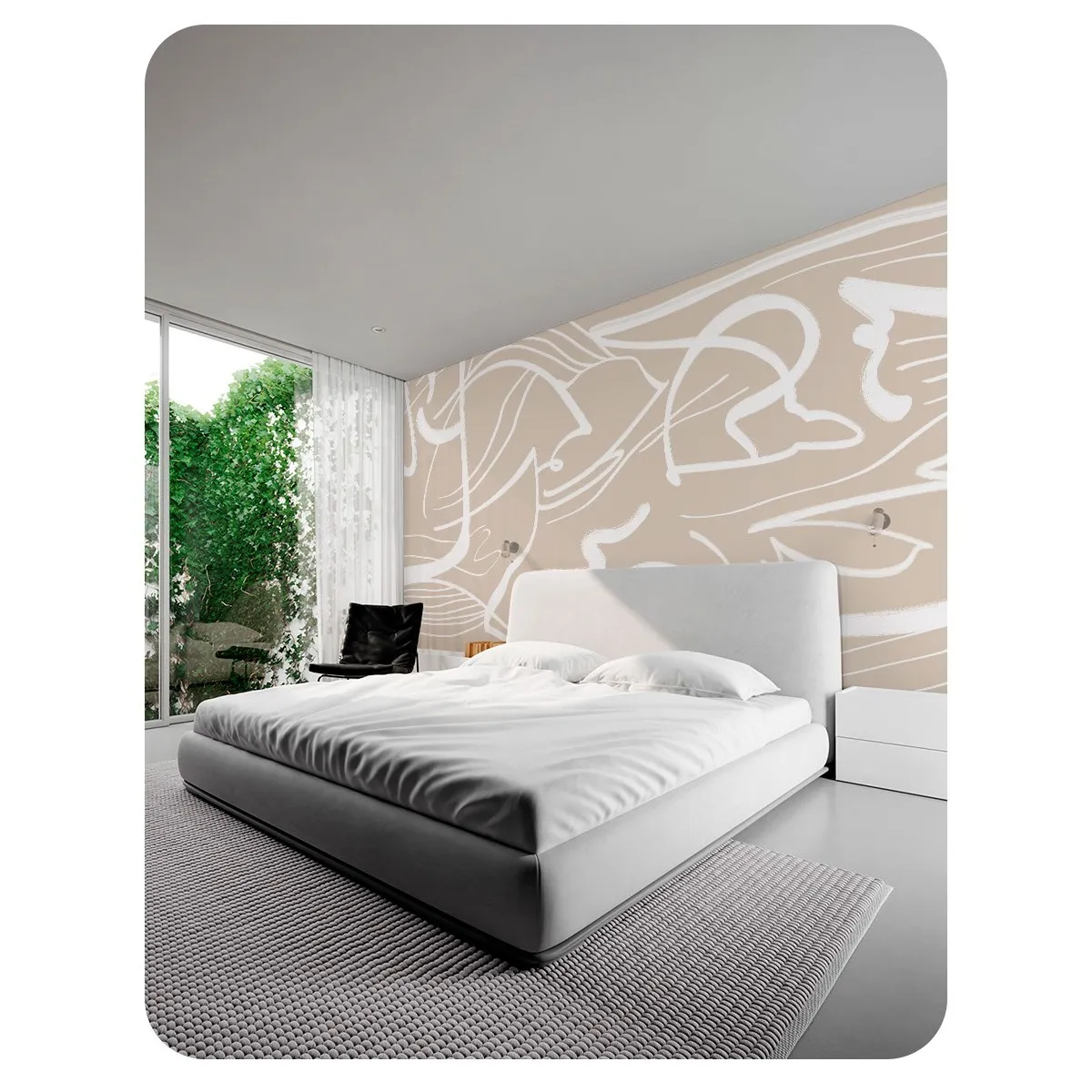 Фотообои рулонные Citydecor Scandi 50 на флизелиновой основе 300x150 см