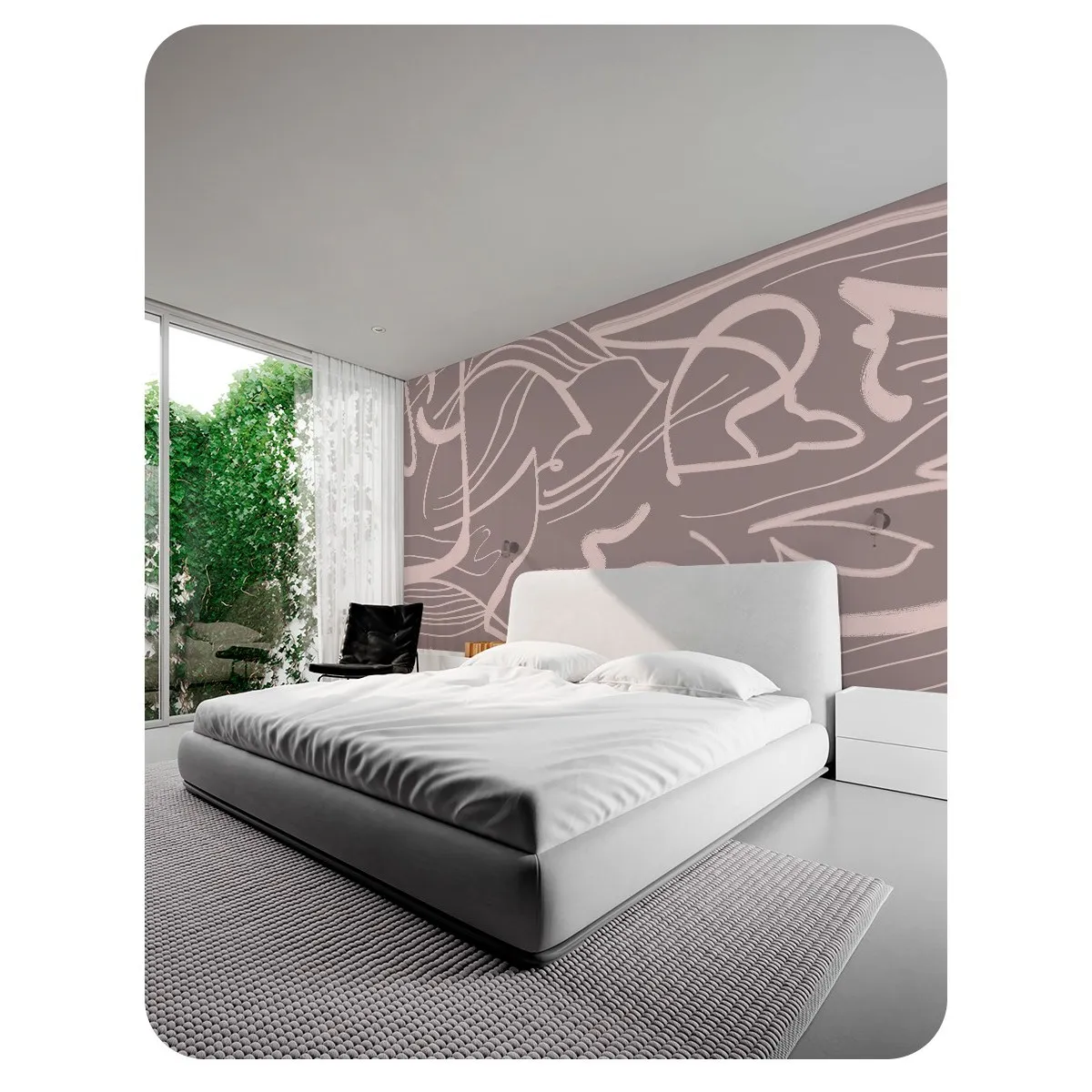 Фотообои рулонные Citydecor Scandi 53 на флизелиновой основе 300x150 см