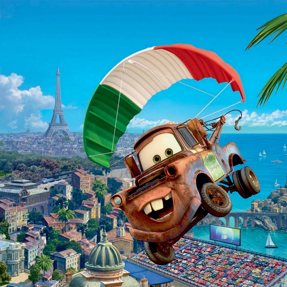 Фотообои рулонные Citydecor Тачки панорама на флизелиновой основе 300x150 см