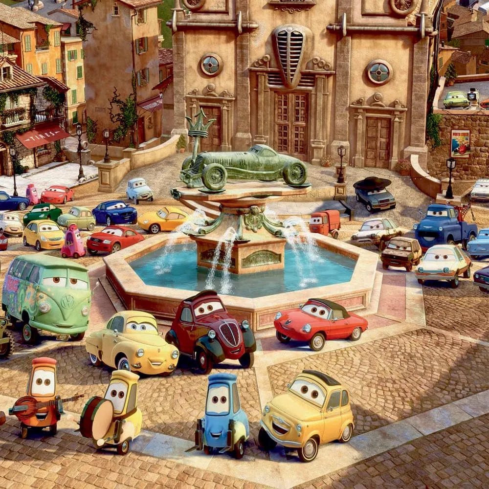 Фотообои рулонные Citydecor Тачки панорама на флизелиновой основе 300x150 см