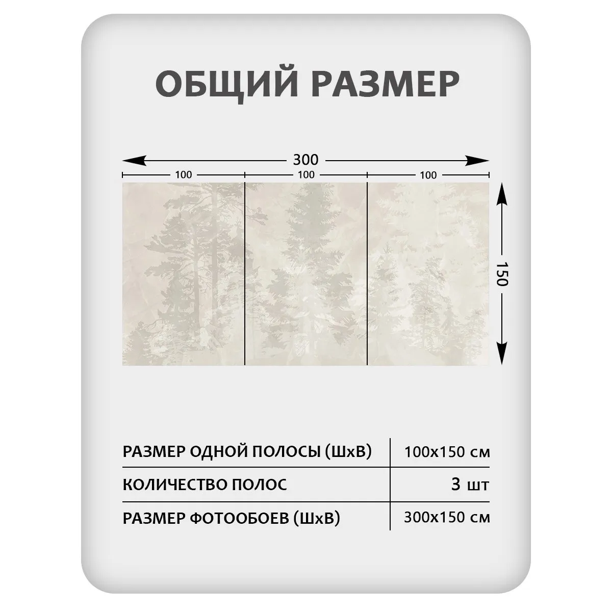 Фотообои рулонные Citydecor Таинственный лес 21 на флизелиновой основе 300x150 см