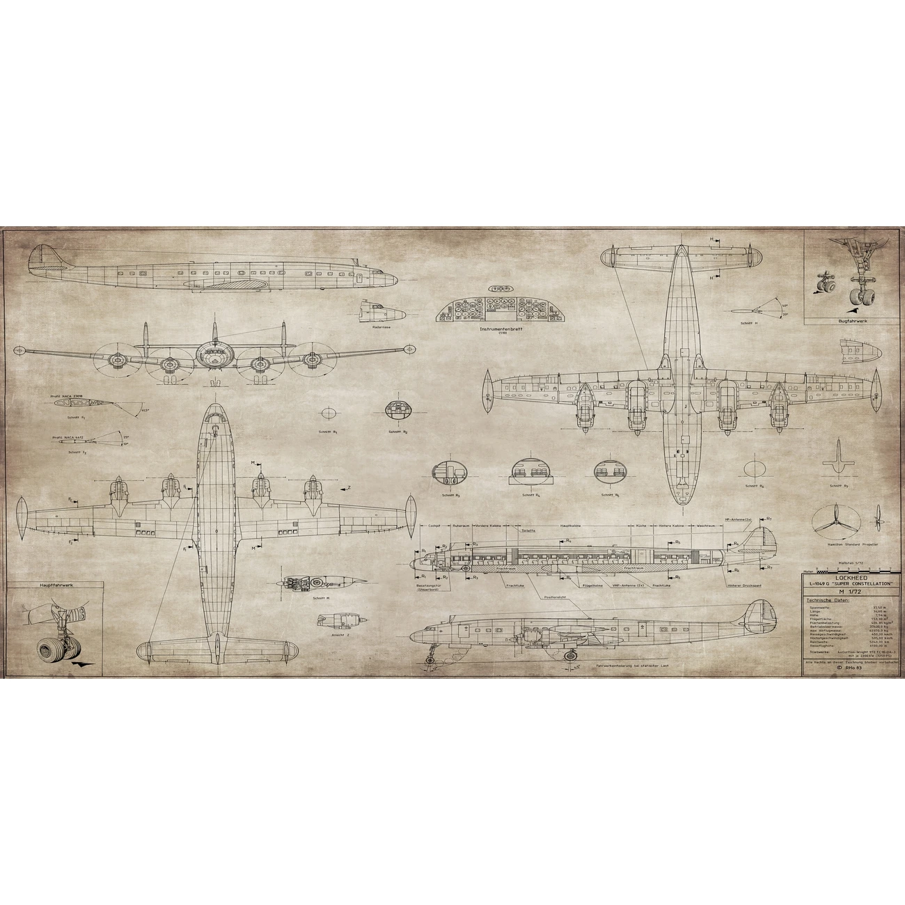 Фотообои рулонные Citydecor Technic 12 на флизелиновой основе 300x150 см