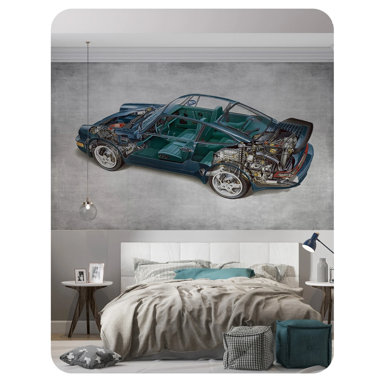 Фотообои рулонные Citydecor Technic 21 на флизелиновой основе 300x150 см