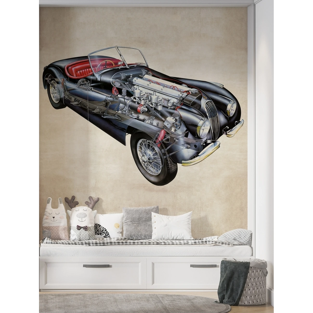 Фотообои рулонные Citydecor Technic 34 на флизелиновой основе 300x150 см