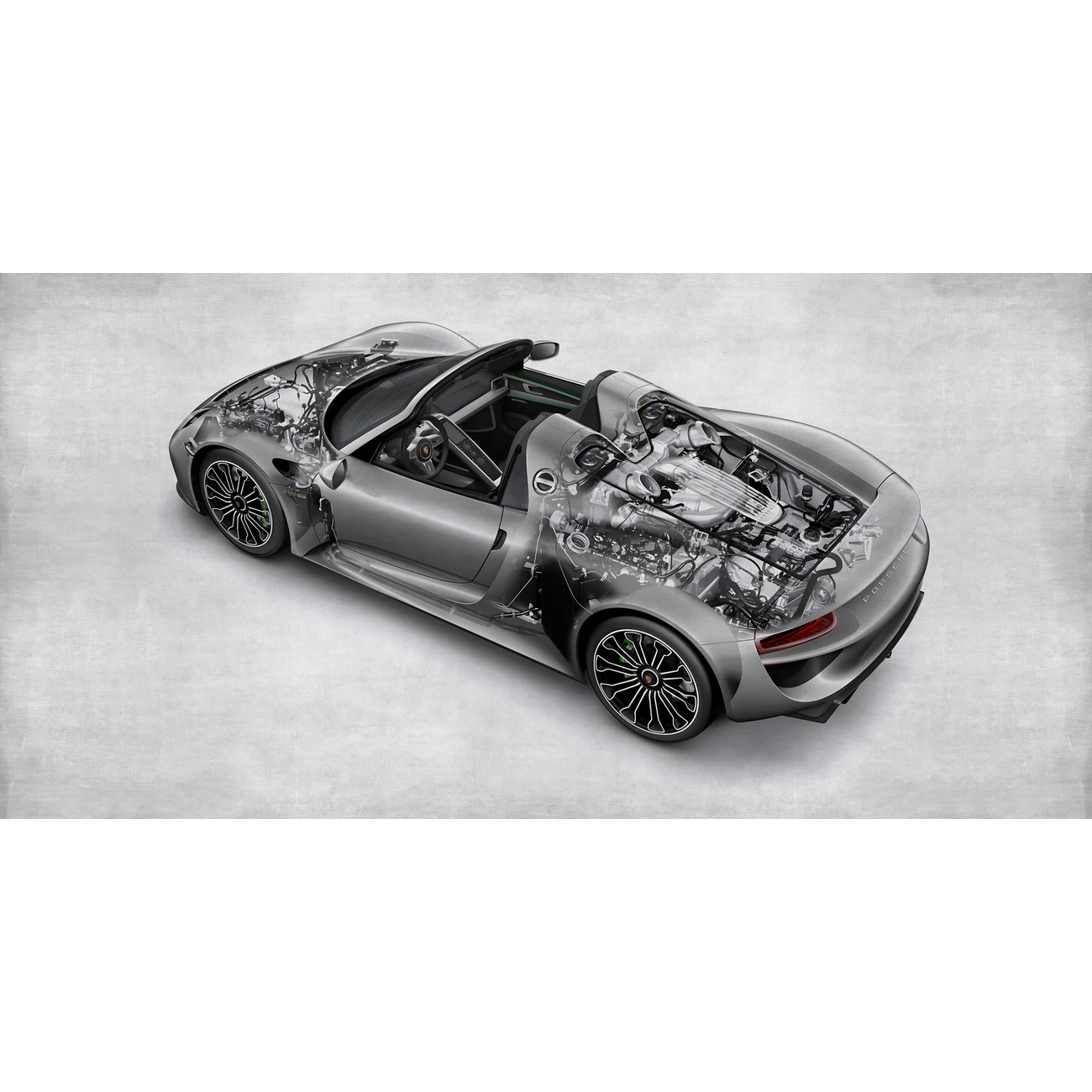 Фотообои рулонные Citydecor Technic 45 на флизелиновой основе 300x150 см