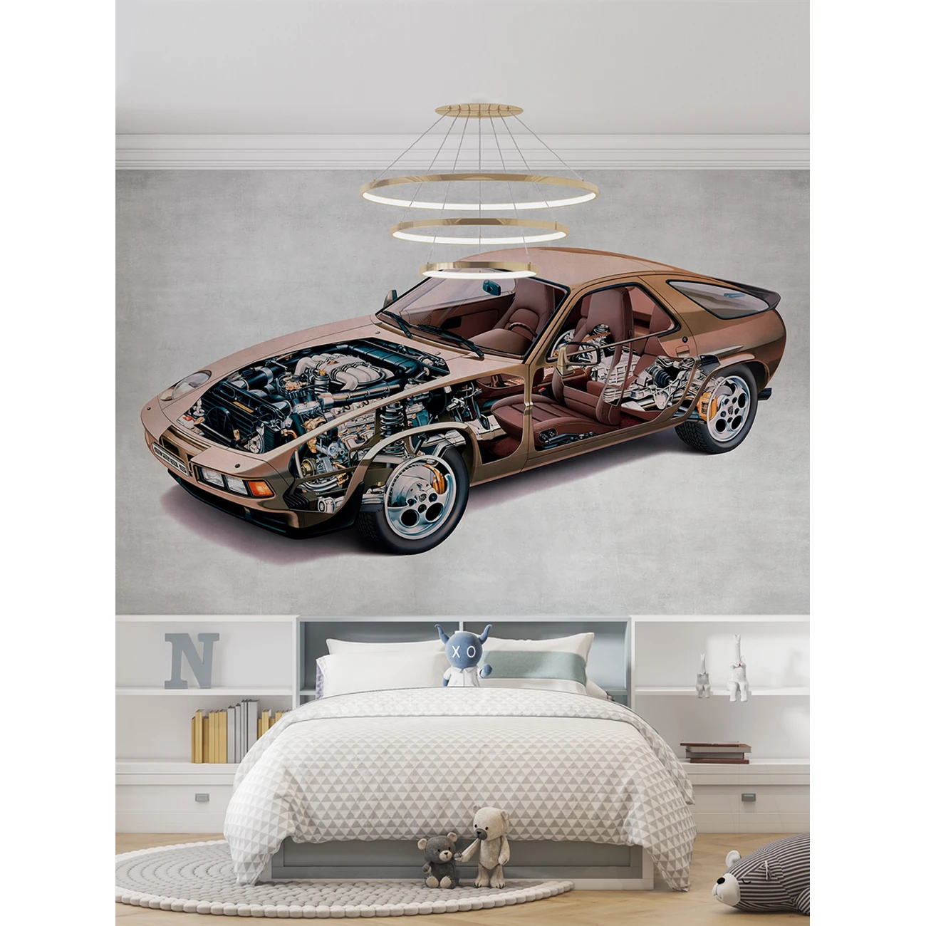 Фотообои рулонные Citydecor Technic 48 на флизелиновой основе 300x150 см