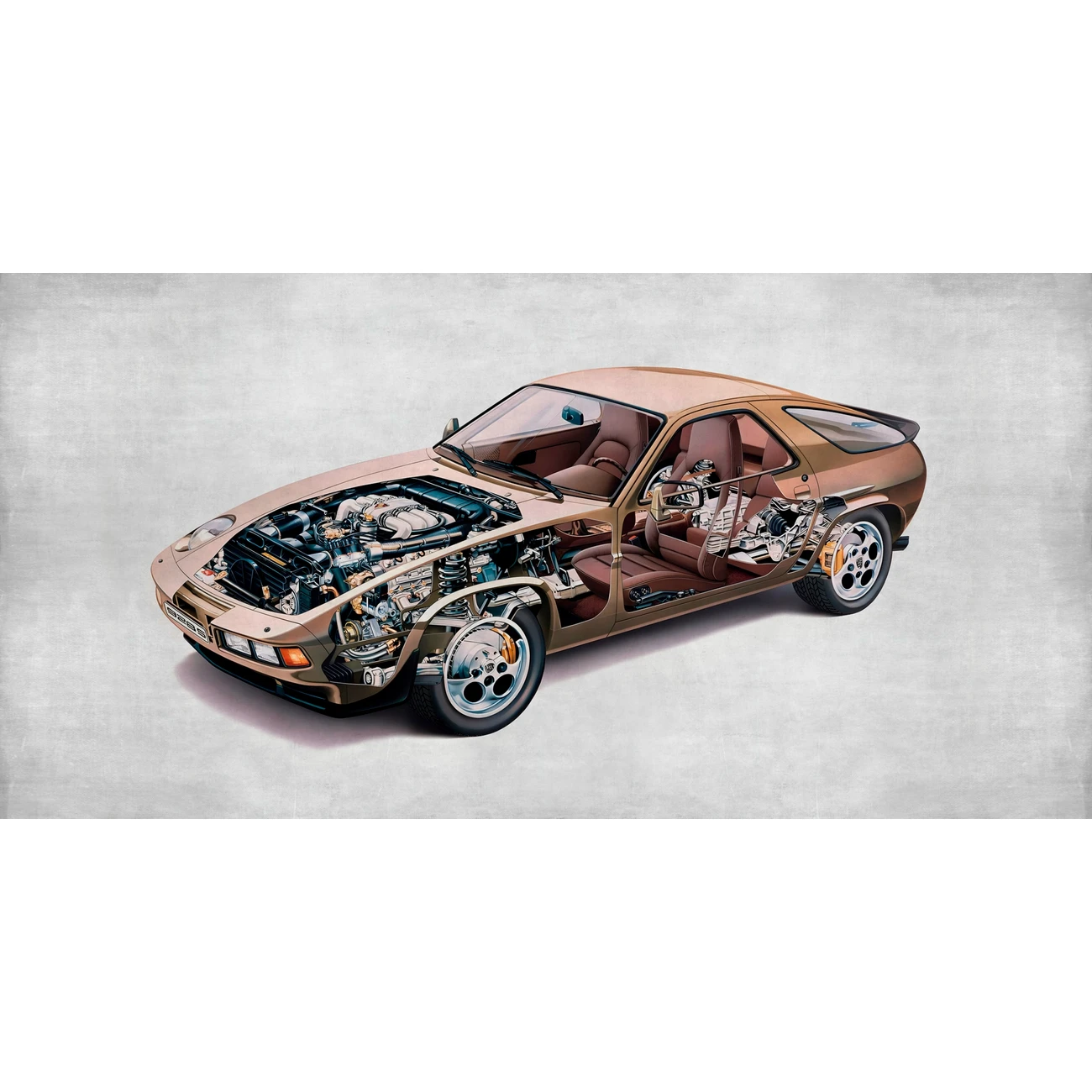 Фотообои рулонные Citydecor Technic 48 на флизелиновой основе 300x150 см