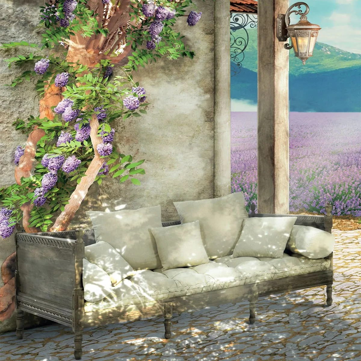 Фотообои рулонные Citydecor Терраса 3 на флизелиновой основе 300x150 см