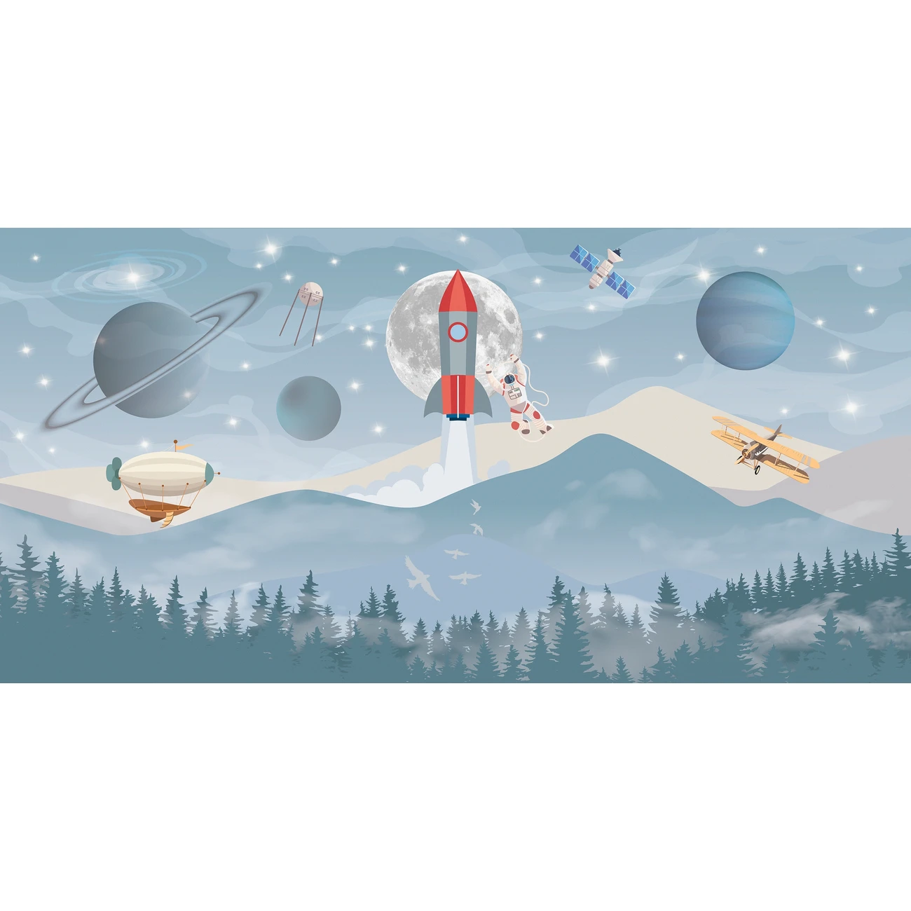 Фотообои рулонные Citydecor Universe 37 на флизелиновой основе 300x150 см