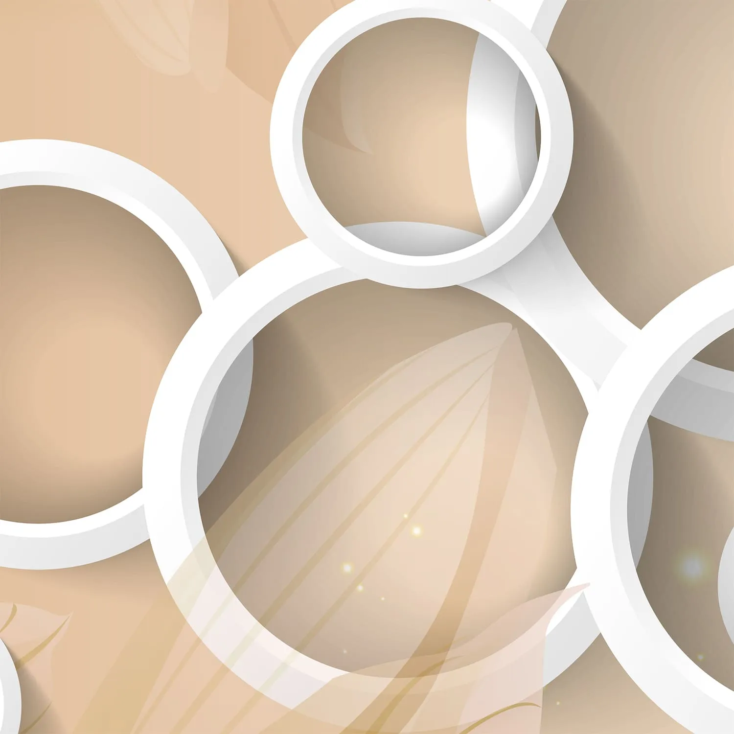 Фотообои рулонные Citydecor Цветочная абстракция 3D на флизелиновой основе 300x254 см