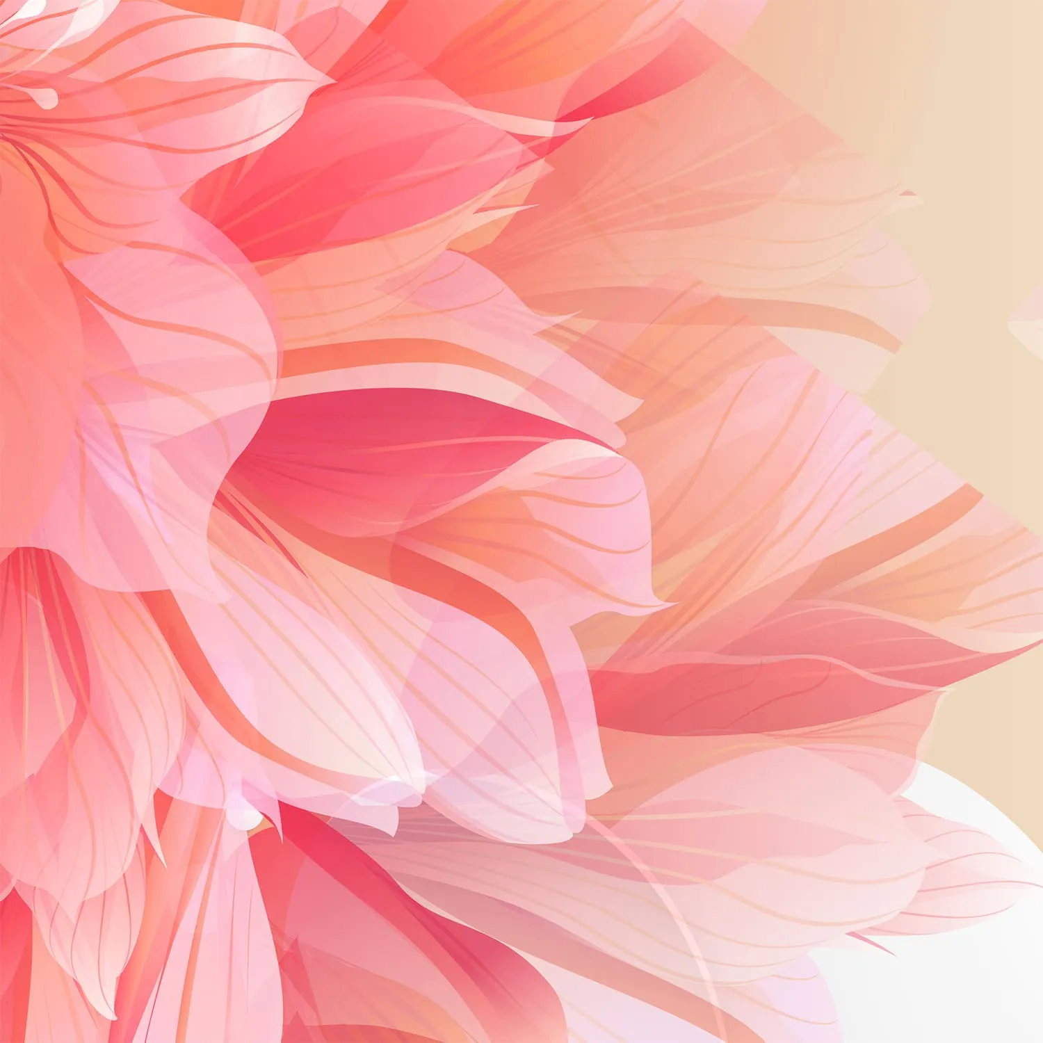 Фотообои рулонные Citydecor Цветочный декор 3 3D на флизелиновой основе 300x254 см