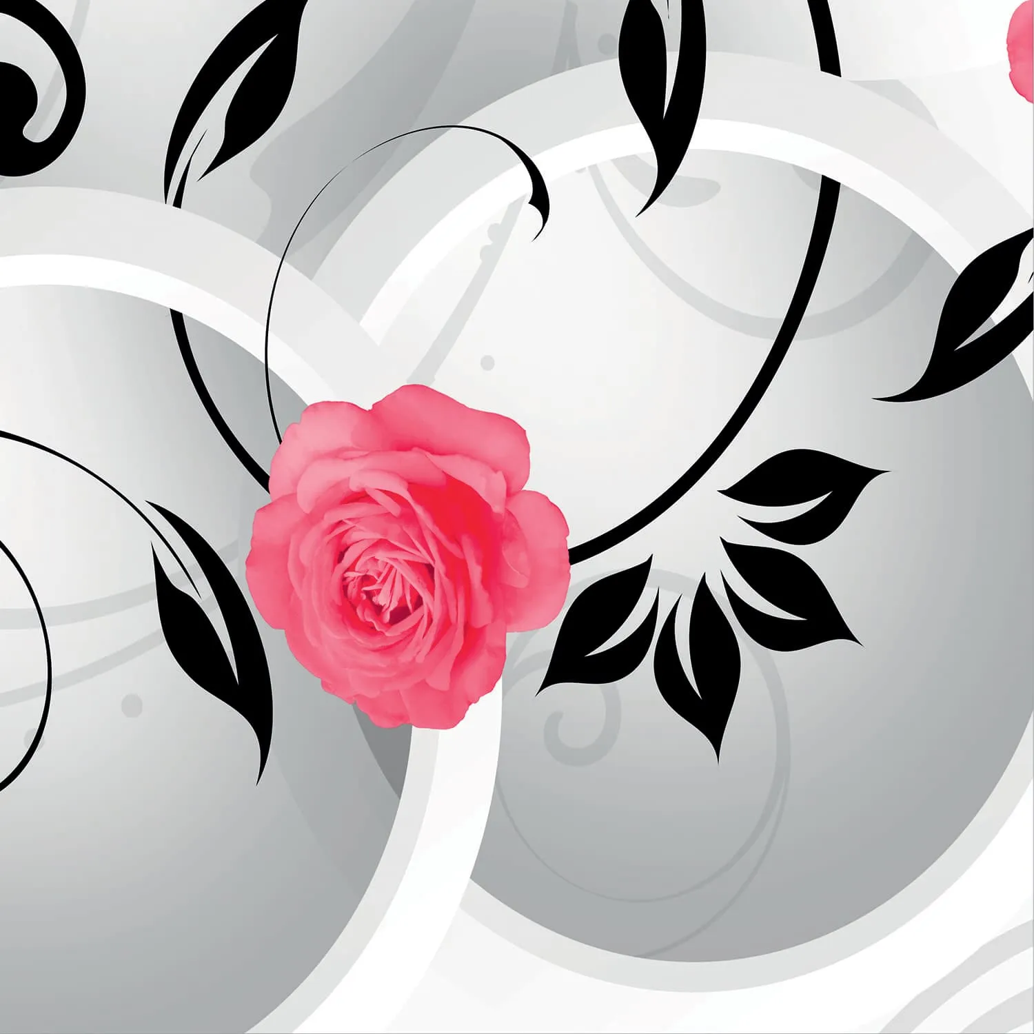 Фотообои рулонные Citydecor Цветочный декор 3D на флизелиновой основе 300x254 см