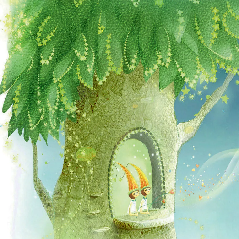 Фотообои рулонные Citydecor Сказочное дерево на флизелиновой основе 300x254 см