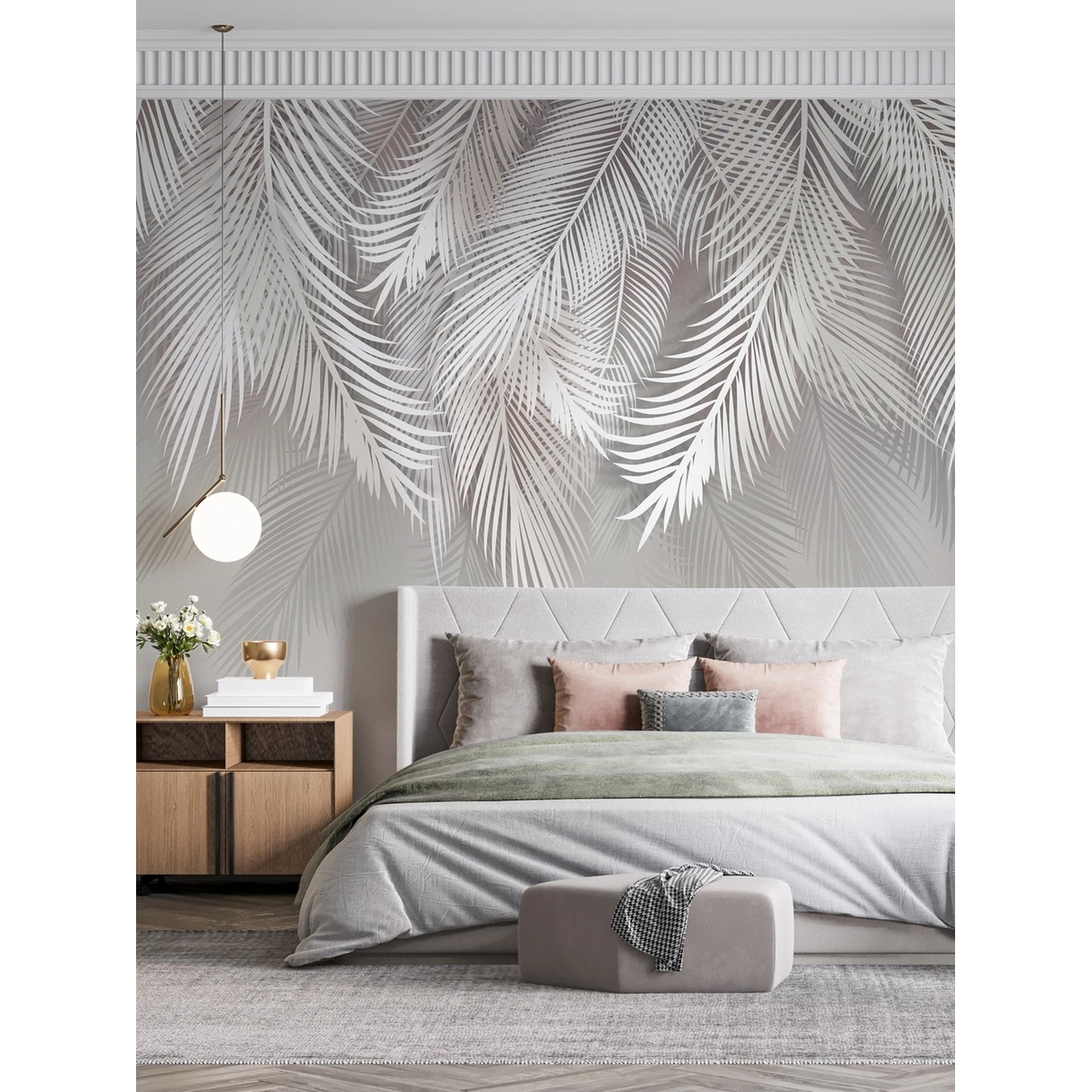 Фотообои рулонные Citydecor Пальмовые листья 85 на флизелиновой основе 300x260 см