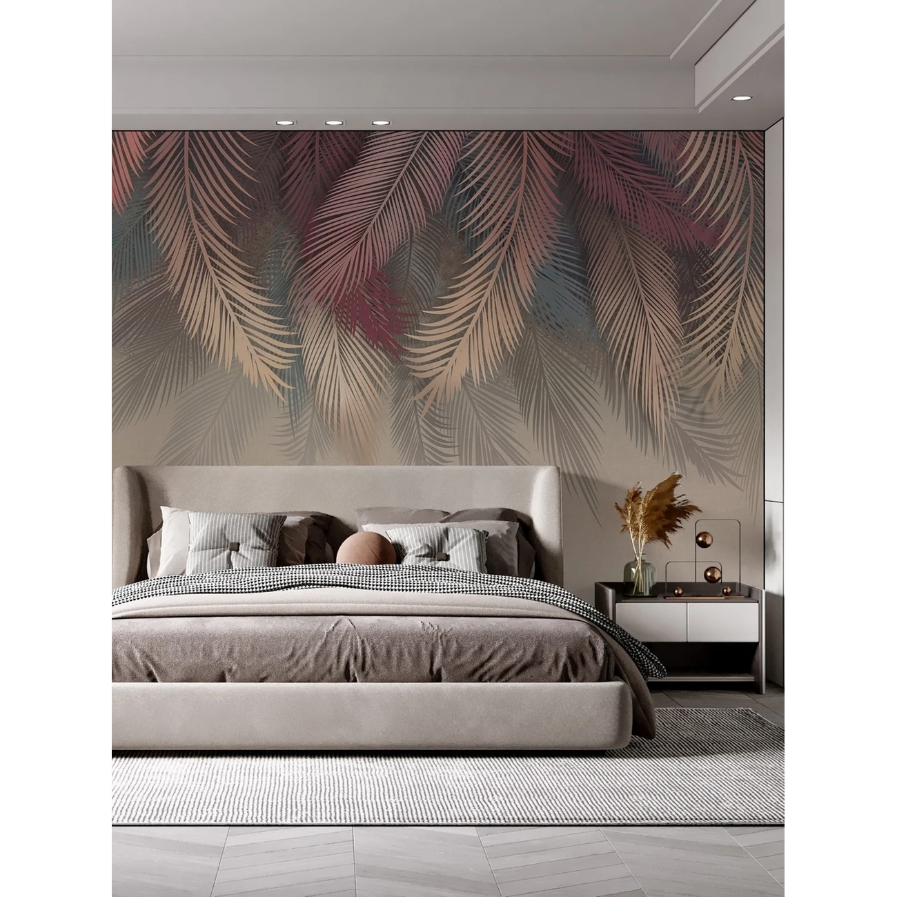 Фотообои рулонные Citydecor Пальмовые листья 86 на флизелиновой основе 300x260 см