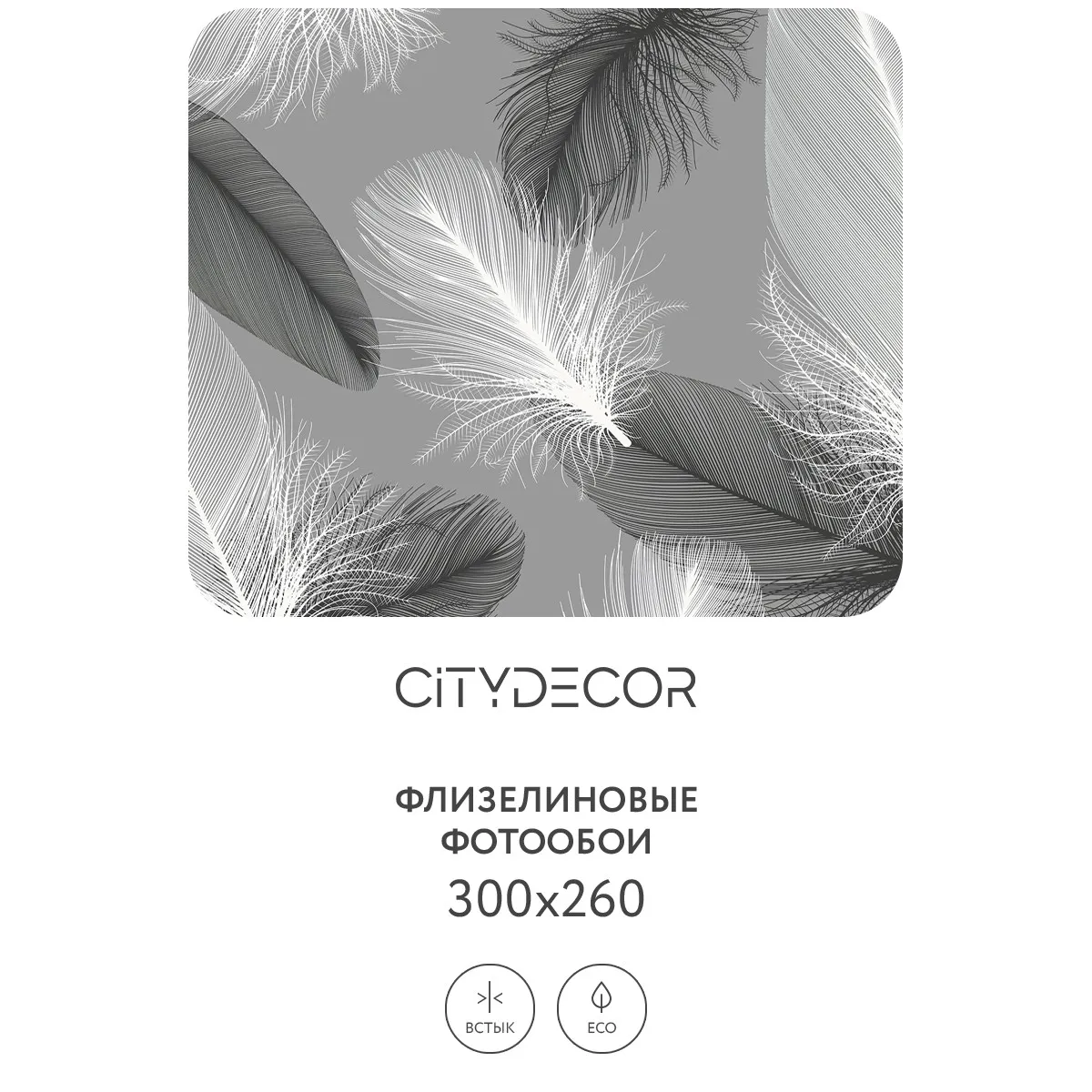 Фотообои рулонные Citydecor Абстракция 390 на флизелиновой основе 300x260 см